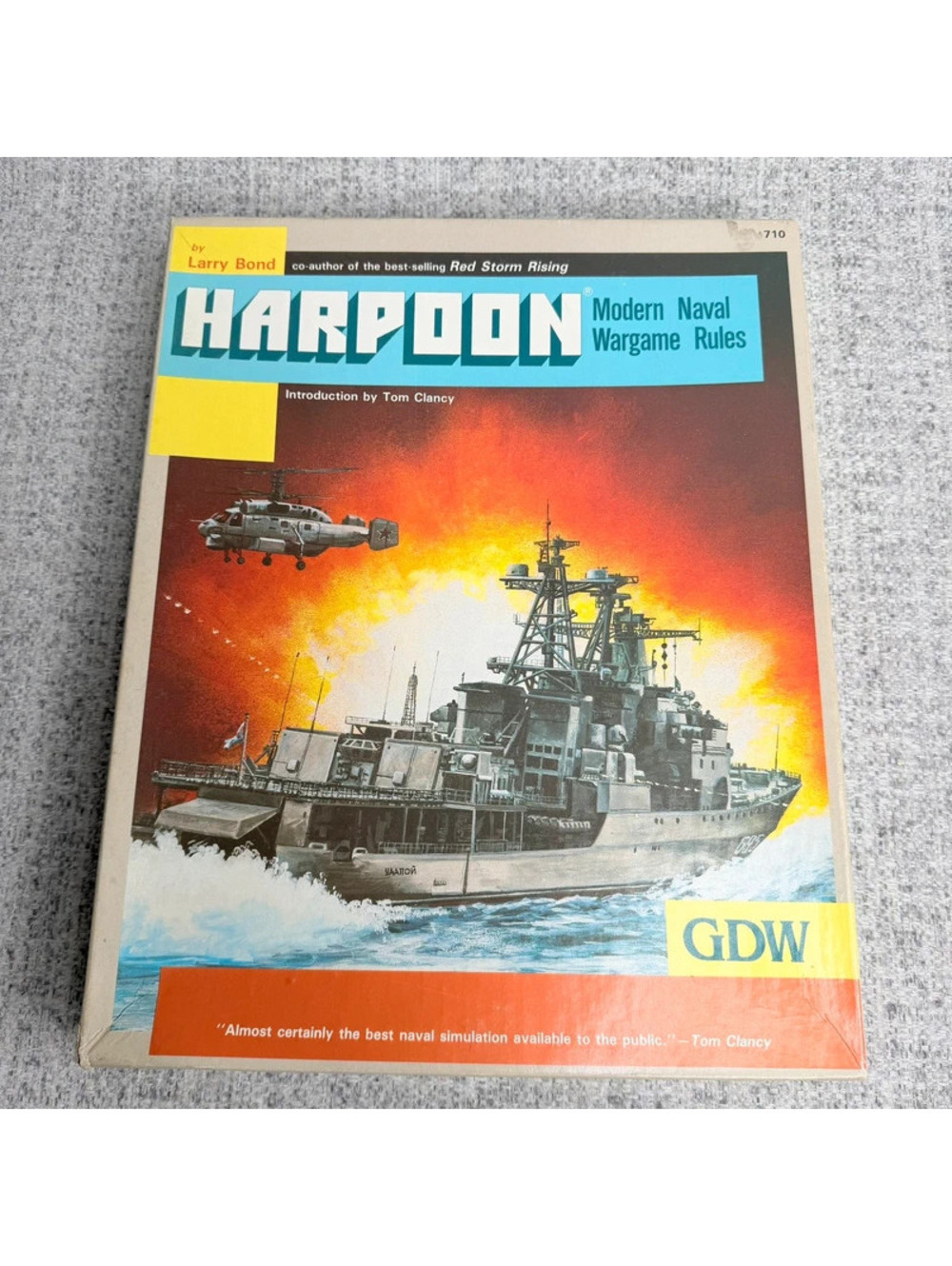New Sealed 1987 Harpoon Modern Naval Wargame Rules GDW Larry Bond Tom Clancy